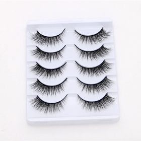 20/10/5 Paar Valse Mink Wimpers Natuurlijke Piekerige Lange Valse Wimpers Handgemaakte Gevleugelde Dikke Lash Voor Wimper Extension Make gereedsc (Color: 5Pairs)