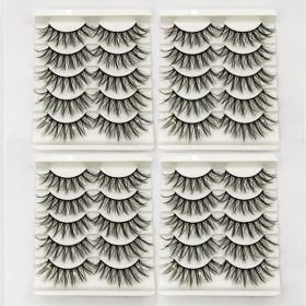 20/10/5 Paar Valse Mink Wimpers Natuurlijke Piekerige Lange Valse Wimpers Handgemaakte Gevleugelde Dikke Lash Voor Wimper Extension Make gereedsc (Color: 20Pairs-MZA4081)