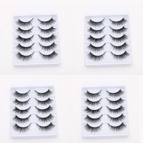 20/10/5 Paar Valse Mink Wimpers Natuurlijke Piekerige Lange Valse Wimpers Handgemaakte Gevleugelde Dikke Lash Voor Wimper Extension Make gereedsc (Color: 20Pairs)