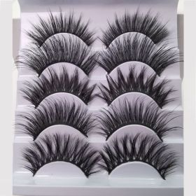 20/10/5 Paar Valse Mink Wimpers Natuurlijke Piekerige Lange Valse Wimpers Handgemaakte Gevleugelde Dikke Lash Voor Wimper Extension Make gereedsc (Color: 5Pairs-MZA4089)