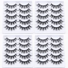 20/10/5 Paar Valse Mink Wimpers Natuurlijke Piekerige Lange Valse Wimpers Handgemaakte Gevleugelde Dikke Lash Voor Wimper Extension Make gereedsc (Color: 20Pairs-B)