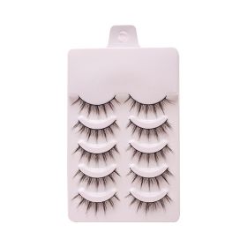 Little Devil Eyelashes Natural Long Lashes Handmade Cluster Lashes Locally Elongated Thick Lash Cosplay False Eyelash Wholesale (Color: 009)