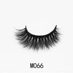 Handgemaakte Mink Wimpers Soft Curl Gevleugelde End Oog Langwerpige Valse Wimpers Dikke Kruis Natuurlijke Fake Lash Nieuwe Makeup Tools Groothand (Color: M066)