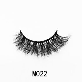 Handgemaakte Mink Wimpers Soft Curl Gevleugelde End Oog Langwerpige Valse Wimpers Dikke Kruis Natuurlijke Fake Lash Nieuwe Makeup Tools Groothand (Color: M022)