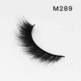 Handgemaakte Mink Wimpers Soft Curl Gevleugelde End Oog Langwerpige Valse Wimpers Dikke Kruis Natuurlijke Fake Lash Nieuwe Makeup Tools Groothand (Color: M289)