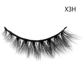 Handgemaakte Mink Wimpers Soft Curl Gevleugelde End Oog Langwerpige Valse Wimpers Dikke Kruis Natuurlijke Fake Lash Nieuwe Makeup Tools Groothand (Color: X3H)