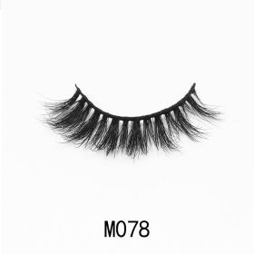 Handgemaakte Mink Wimpers Soft Curl Gevleugelde End Oog Langwerpige Valse Wimpers Dikke Kruis Natuurlijke Fake Lash Nieuwe Makeup Tools Groothand (Color: M078)