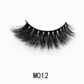 Handgemaakte Mink Wimpers Soft Curl Gevleugelde End Oog Langwerpige Valse Wimpers Dikke Kruis Natuurlijke Fake Lash Nieuwe Makeup Tools Groothand (Color: M012)
