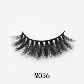 Handgemaakte Mink Wimpers Soft Curl Gevleugelde End Oog Langwerpige Valse Wimpers Dikke Kruis Natuurlijke Fake Lash Nieuwe Makeup Tools Groothand (Color: M036)