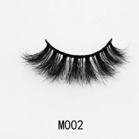 Handgemaakte Mink Wimpers Soft Curl Gevleugelde End Oog Langwerpige Valse Wimpers Dikke Kruis Natuurlijke Fake Lash Nieuwe Makeup Tools Groothand (Color: M002)