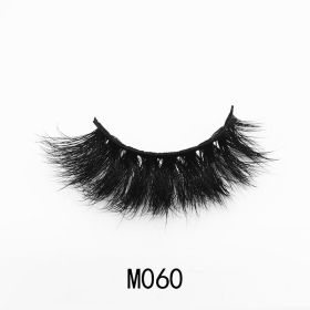 Handgemaakte Mink Wimpers Soft Curl Gevleugelde End Oog Langwerpige Valse Wimpers Dikke Kruis Natuurlijke Fake Lash Nieuwe Makeup Tools Groothand (Color: M060)