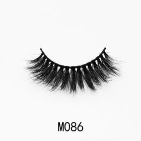 Handgemaakte Mink Wimpers Soft Curl Gevleugelde End Oog Langwerpige Valse Wimpers Dikke Kruis Natuurlijke Fake Lash Nieuwe Makeup Tools Groothand (Color: M086)