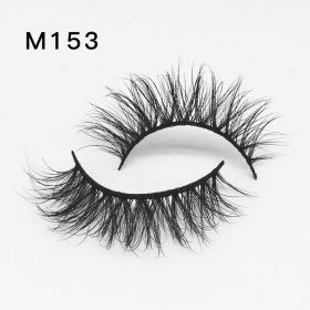 Handgemaakte Mink Wimpers Soft Curl Gevleugelde End Oog Langwerpige Valse Wimpers Dikke Kruis Natuurlijke Fake Lash Nieuwe Makeup Tools Groothand (Color: M153)