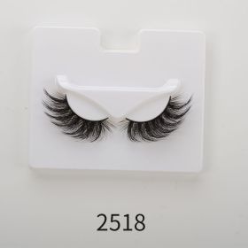 25mm Angel Winged Eyelashes Handmade Thick Theatrical Curly Fake Eyelash Black Natural Long Lash For Eyelash Extension Wholesale (Color: 2518)