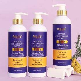AILKE Whitening, Dark Spot & Sun Spot Removal Set, Brightening Shades, With Double Glutathione, Highly Concentrated Skin Care (Color: 3 Bottle Lotion)