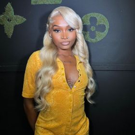 Honey Blonde 613 Hd Lace Front Wigs 13x6 Body Wave Lace Front Human Hair Wigs For Women Brazilian 13x4 Lace Frontal Wig (Color: 13x6 Frontal Wig, Stretched Length, Density: 28inches, 180%)